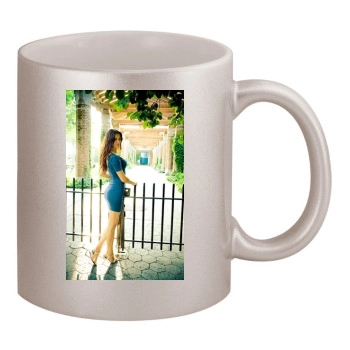 Alina Vacariu 11oz Metallic Silver Mug