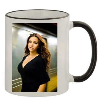 Alina Vacariu 11oz Colored Rim & Handle Mug