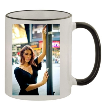 Alina Vacariu 11oz Colored Rim & Handle Mug