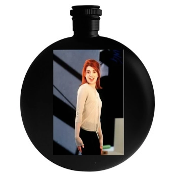 Alyson Hannigan Round Flask