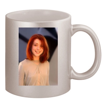 Alyson Hannigan 11oz Metallic Silver Mug