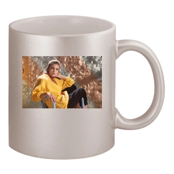 Alyssa Milano 11oz Metallic Silver Mug