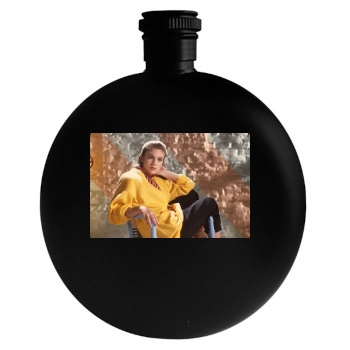 Alyssa Milano Round Flask