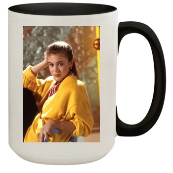 Alyssa Milano 15oz Colored Inner & Handle Mug