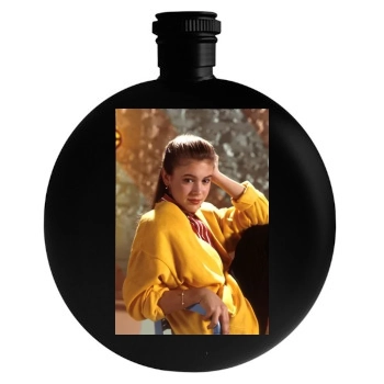 Alyssa Milano Round Flask