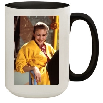 Alyssa Milano 15oz Colored Inner & Handle Mug