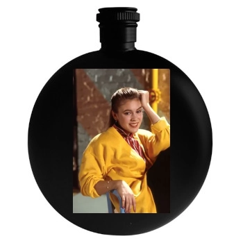 Alyssa Milano Round Flask