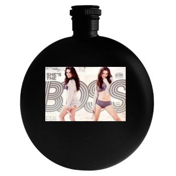 Alyssa Milano Round Flask