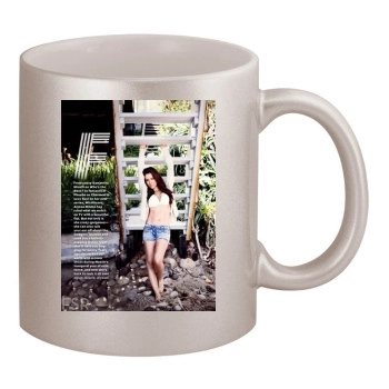 Alyssa Milano 11oz Metallic Silver Mug