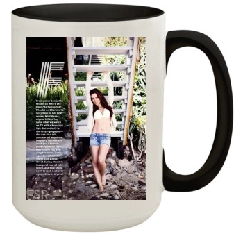 Alyssa Milano 15oz Colored Inner & Handle Mug