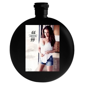 Alyssa Milano Round Flask