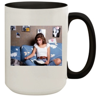 Alyssa Milano 15oz Colored Inner & Handle Mug