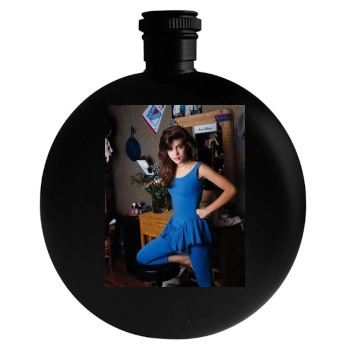 Alyssa Milano Round Flask