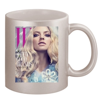 Amanda Seyfried 11oz Metallic Silver Mug