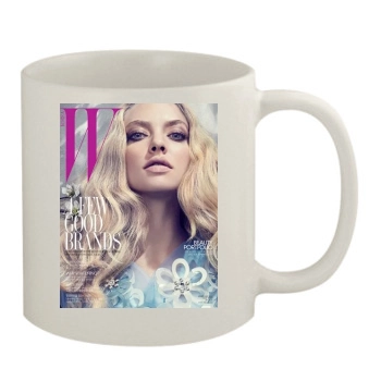 Amanda Seyfried 11oz White Mug