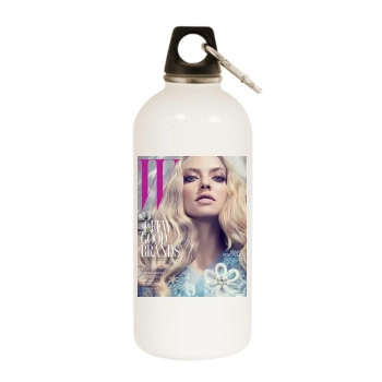 Amanda Seyfried White Water Bottle With Carabiner