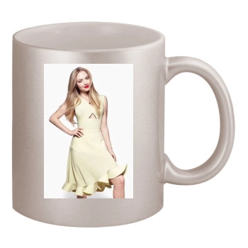 Amanda Seyfried 11oz Metallic Silver Mug