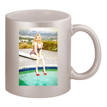 Amanda Seyfried 11oz Metallic Silver Mug