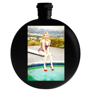 Amanda Seyfried Round Flask