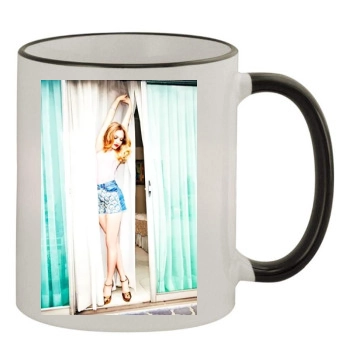 Amanda Seyfried 11oz Colored Rim & Handle Mug