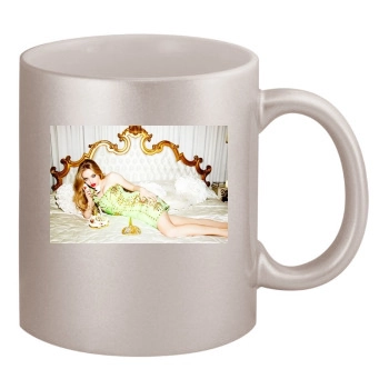 Amanda Seyfried 11oz Metallic Silver Mug