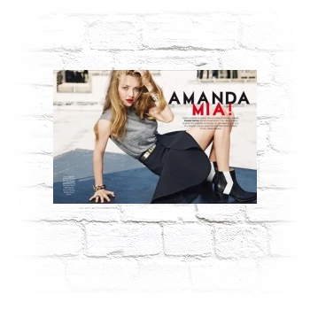 Amanda Seyfried Metal Wall Art