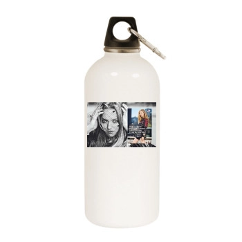 Amanda Seyfried White Water Bottle With Carabiner