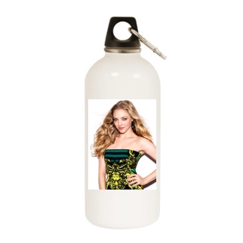 Amanda Seyfried White Water Bottle With Carabiner