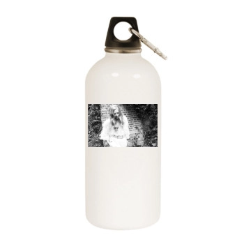 Amanda Seyfried White Water Bottle With Carabiner