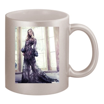 Amanda Seyfried 11oz Metallic Silver Mug