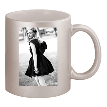 Amanda Seyfried 11oz Metallic Silver Mug