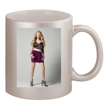 Amanda Seyfried 11oz Metallic Silver Mug