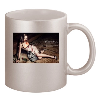 Amanda Seyfried 11oz Metallic Silver Mug