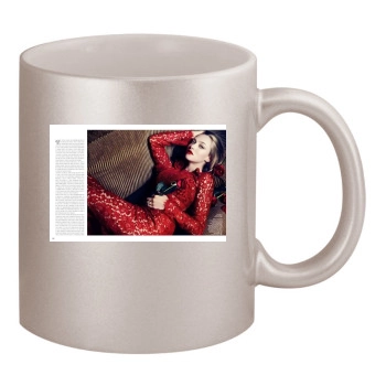 Amanda Seyfried 11oz Metallic Silver Mug