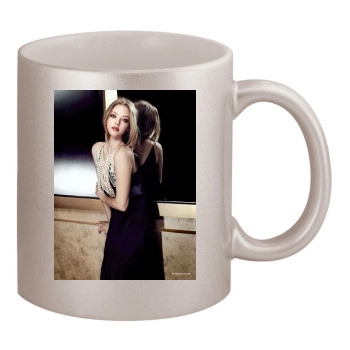 Amanda Seyfried 11oz Metallic Silver Mug