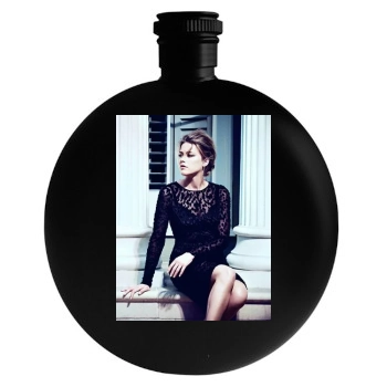 Amber Heard Round Flask