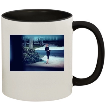 Amber Heard 11oz Colored Inner & Handle Mug