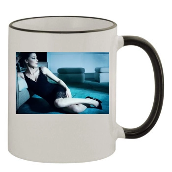 Amber Heard 11oz Colored Rim & Handle Mug