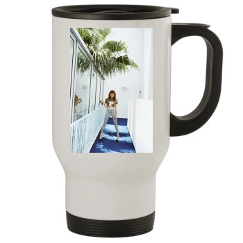 Amber Heard Stainless Steel Travel Mug