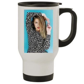 Amber Heard Stainless Steel Travel Mug