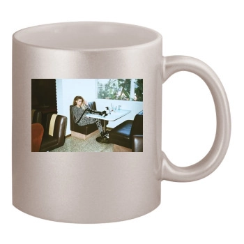 Amber Heard 11oz Metallic Silver Mug