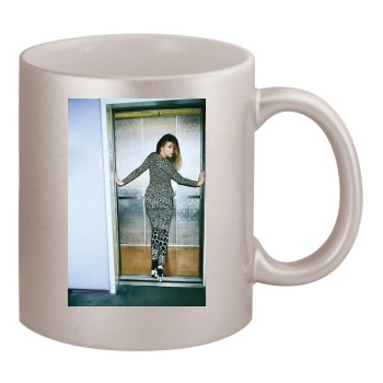 Amber Heard 11oz Metallic Silver Mug