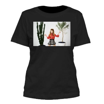 Amber Heard Women's Cut T-Shirt