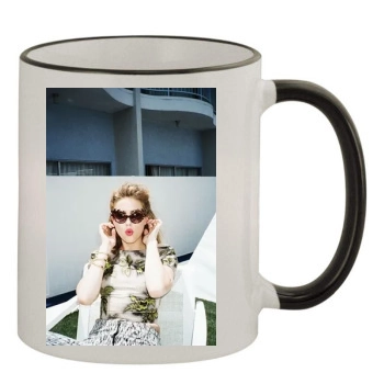 Amber Heard 11oz Colored Rim & Handle Mug