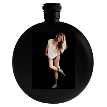 Amber Heard Round Flask