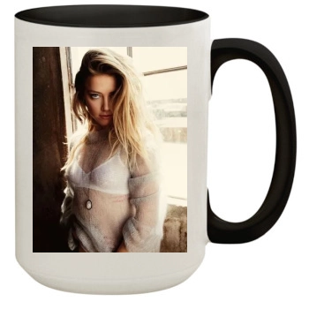 Amber Heard 15oz Colored Inner & Handle Mug