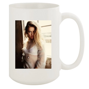 Amber Heard 15oz White Mug