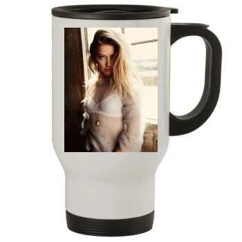 Amber Heard Stainless Steel Travel Mug