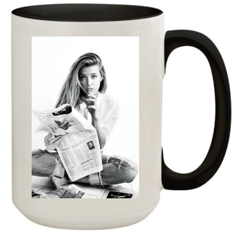 Amber Heard 15oz Colored Inner & Handle Mug