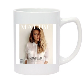 Amber Heard 14oz White Statesman Mug